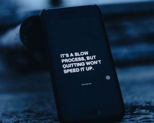 Preview wallpaper motivation, phrase, text, phone
