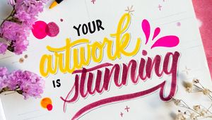 Preview wallpaper motivation, phrase, words, lettering, calligraphy