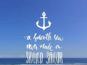 Preview wallpaper motivation, text, phrase, quote, sea