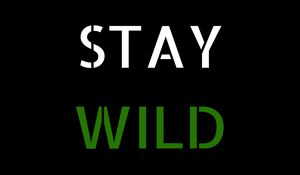 Preview wallpaper motivation, wild, words, phrase, inscription