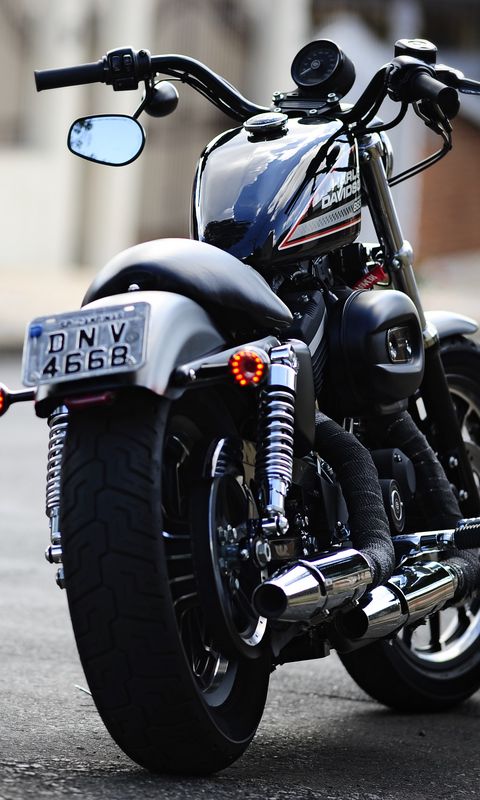 480x800 Wallpaper moto, harley, harley davidson 883