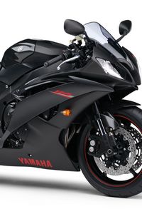 Preview wallpaper motorbike, black, yamaha r6