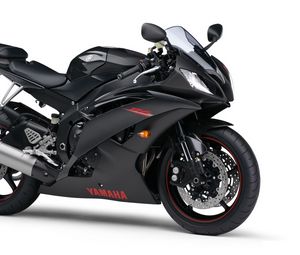 Preview wallpaper motorbike, black, yamaha r6