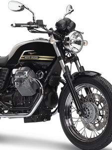 Preview wallpaper motorbike, moto guzzi, black