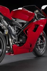 Preview wallpaper motorbike, red, ducati 1198