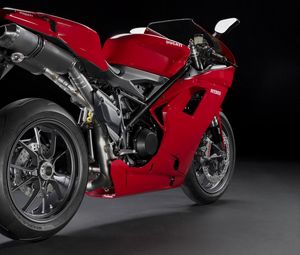 Preview wallpaper motorbike, red, ducati 1198
