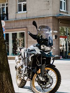 Preview wallpaper motorcycle, bike, black, moto, street