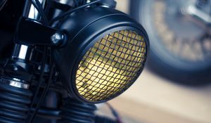 Preview wallpaper motorcycle, bike, black, headlight