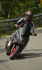 Preview wallpaper motorcycle, bike, black, motorcyclist, moto