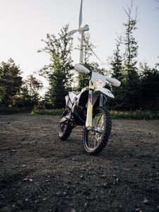 Preview wallpaper motorcycle, bike, cross, enduro, white