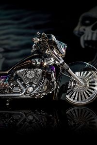 Preview wallpaper motorcycle, bike, design, airbrush