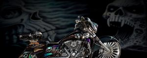 Preview wallpaper motorcycle, bike, design, airbrush