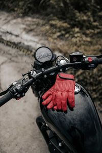 Preview wallpaper motorcycle, bike, gloves