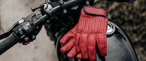 Preview wallpaper motorcycle, bike, gloves