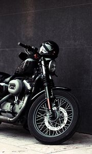 Preview wallpaper motorcycle, bike, helmet, wheel, headlight