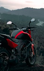 Preview wallpaper motorcycle, bike, moto, red, black