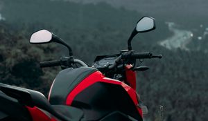 Preview wallpaper motorcycle, bike, moto, red, black