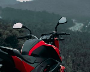 Preview wallpaper motorcycle, bike, moto, red, black