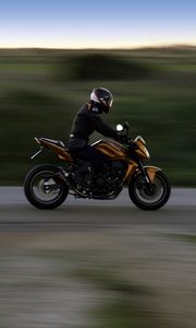 Preview wallpaper motorcycle, bike, motorcyclist, biker, speed