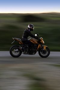 Preview wallpaper motorcycle, bike, motorcyclist, biker, speed