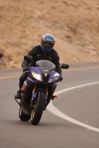 Preview wallpaper motorcycle, bike, motorcyclist, biker, road, asphalt