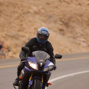 Preview wallpaper motorcycle, bike, motorcyclist, biker, road, asphalt