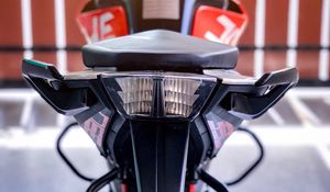Preview wallpaper motorcycle, bike, rear view, lights