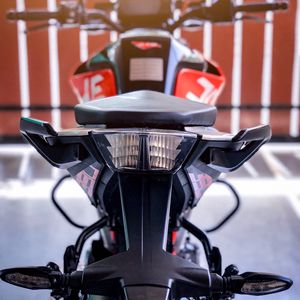 Preview wallpaper motorcycle, bike, rear view, lights