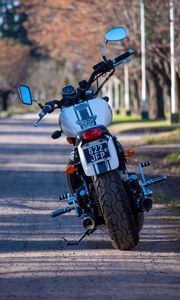 Preview wallpaper motorcycle, bike, rear view