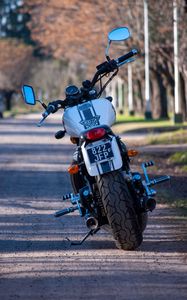 Preview wallpaper motorcycle, bike, rear view