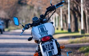 Preview wallpaper motorcycle, bike, rear view