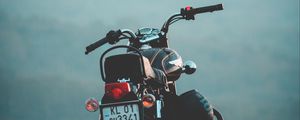 Preview wallpaper motorcycle, bike, rear view, transport