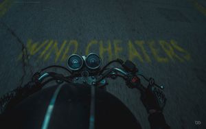 Preview wallpaper motorcycle, bike, road, asphalt