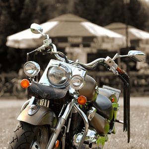 Preview wallpaper motorcycle, bike, silver