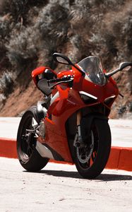 Preview wallpaper motorcycle, bike, sport bike, red
