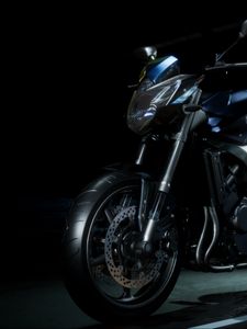 Preview wallpaper motorcycle, bike, sports, side view, dark