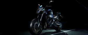 Preview wallpaper motorcycle, bike, sports, side view, dark