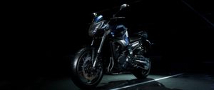 Preview wallpaper motorcycle, bike, sports, side view, dark