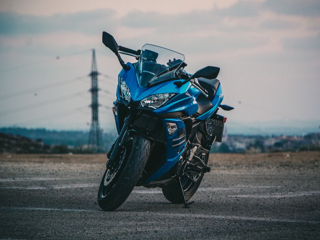 1024x768 Wallpaper motorcycle, bike, stylish