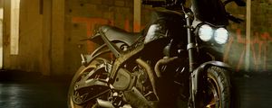 Preview wallpaper motorcycle, bike, wheel, steering wheel