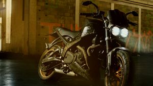 Preview wallpaper motorcycle, bike, wheel, steering wheel