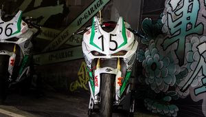 Preview wallpaper motorcycle, bike, white