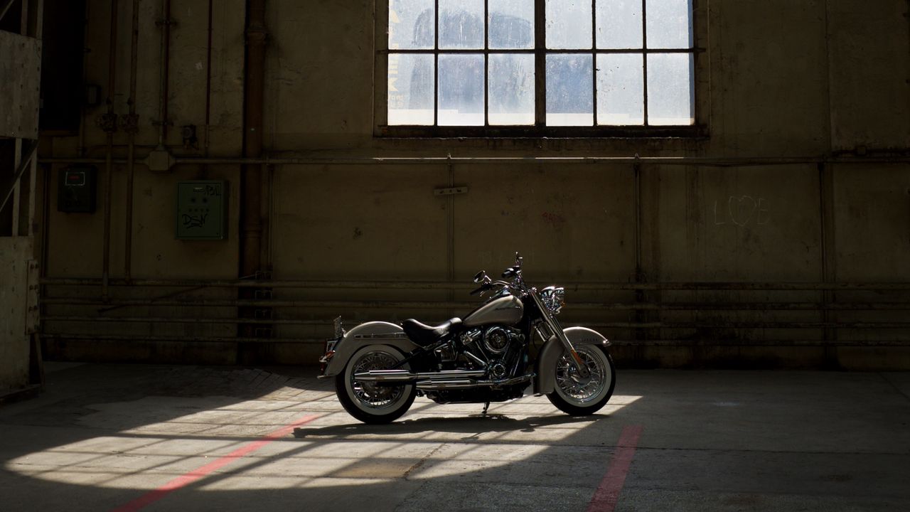 Wallpaper motorcycle, bike, window, building