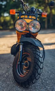 Preview wallpaper motorcycle, bike, yellow, headlights