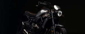 Preview wallpaper motorcycle, headlight, dark