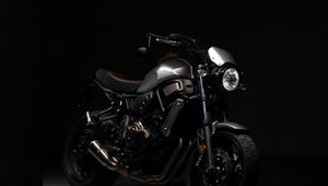 Preview wallpaper motorcycle, headlight, dark
