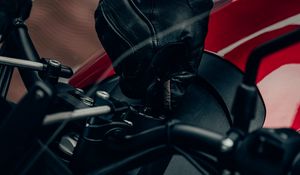 Preview wallpaper motorcycle, key, glove, motorcyclist