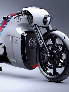 Preview wallpaper motorcycle, lotus, gt, side view