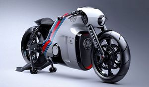 Preview wallpaper motorcycle, lotus, gt, side view