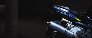 Preview wallpaper motorcycle, motor, seat, pipe